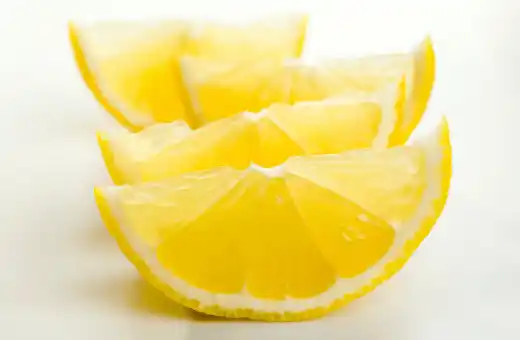 Lemon Wedges an excellent side dish for cavivar.