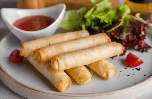 spring rolls perfect pair with mojitos
