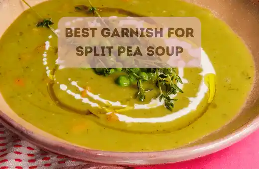 best garnish for split pea soup