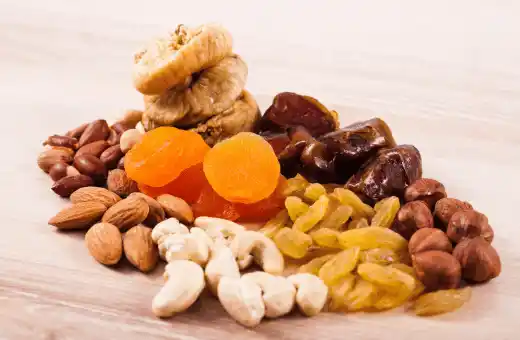 Fruits and nuts