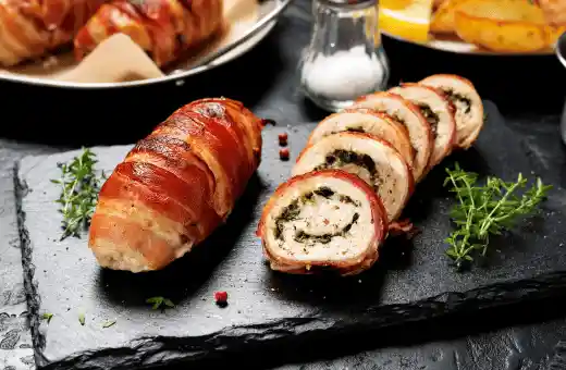 bacon wrapped chicken