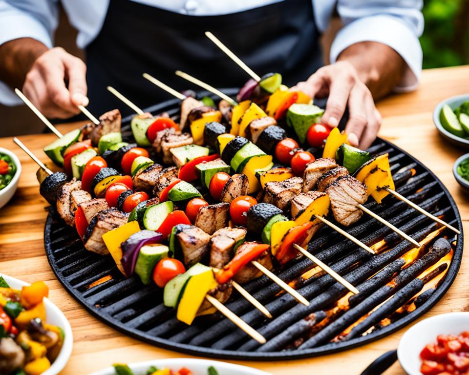 BBQ skewers leftovers recipes