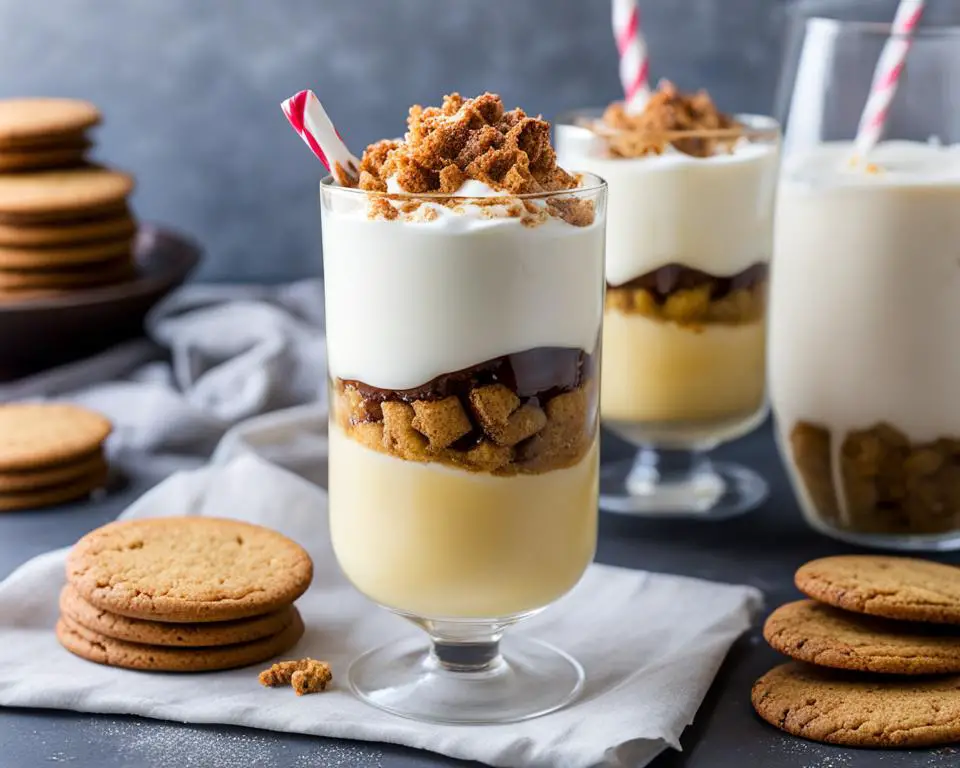 Ginger Snap Cookie Parfaits