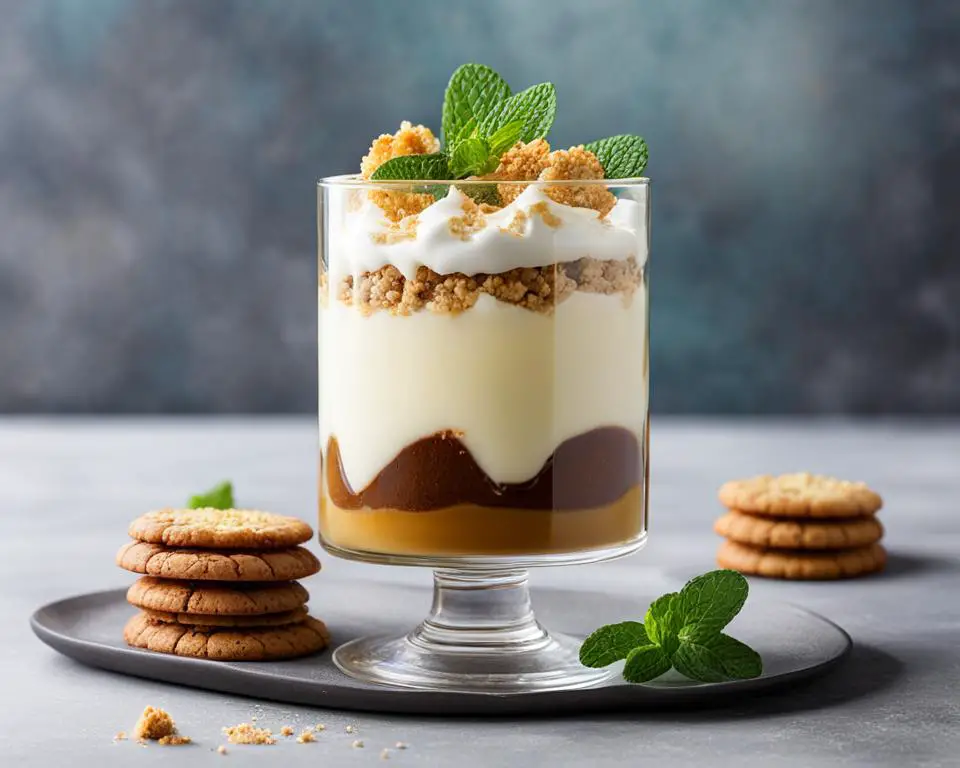 Ginger Snap Cookie Pudding Parfaits