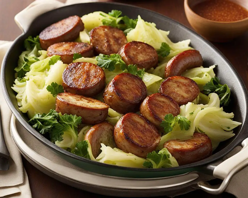 cabbage and sausage skillet