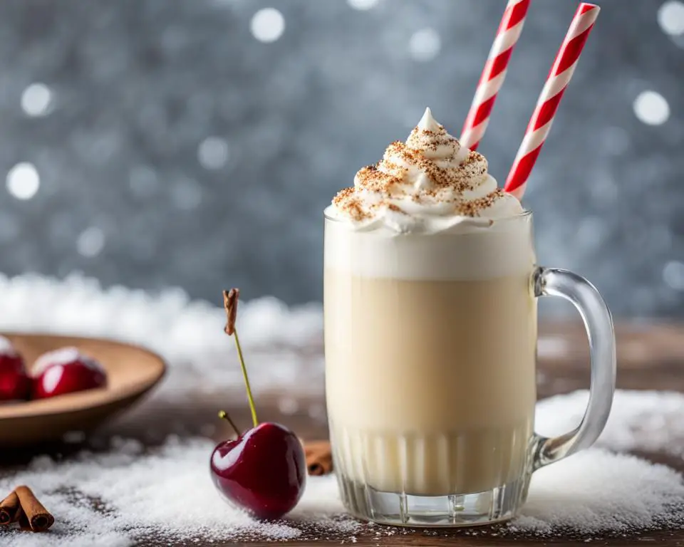 eggnog milkshake