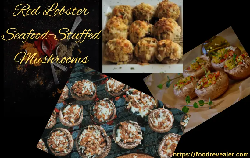 red lobster seafood-stuffed mushrooms